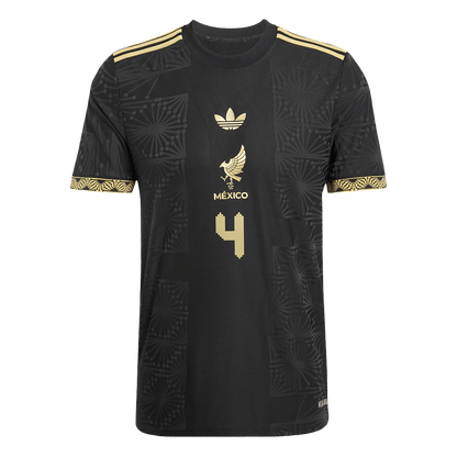 Mexico E.ÁLVAREZ #4 Third Away Soccer Jersey Authentic 2025 -Gold Cup