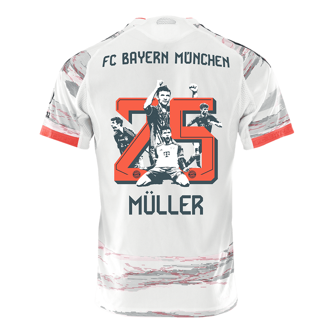 Camiseta de fútbol del Bayern Múnich MÜLLER Edición Especial #25 de visitante auténtica 2025/26 - Especial