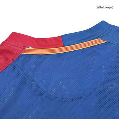 Retro MESSI #10 2008/09 Barcelona Domači Nogometni Dres z Dolgimi Rokavi - Finale Lige Prvakov