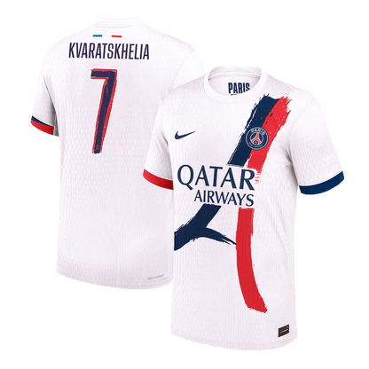 PSG avtentični nogometni dres KVARATSKHELIA #7 PSG gostujoči dres 2024/25 - Liga prvakov