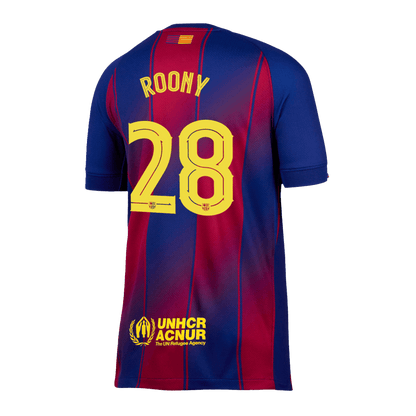 ROONY #28 Barcelona Home Soccer Jersey 2025/26 - UCL