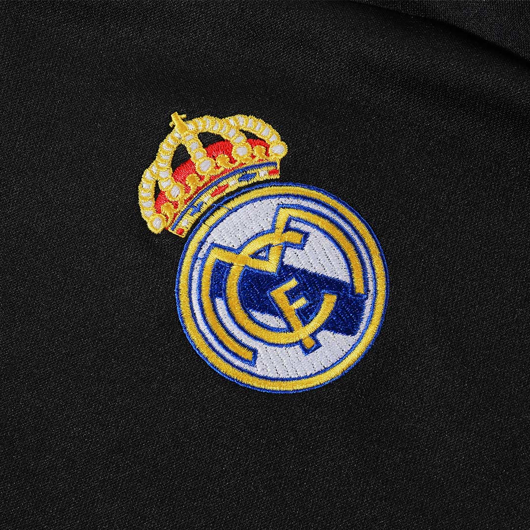 Real Madrid trenerka z zadrgo do četrtine 2025/26 črna