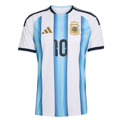 Messi 10 Argentina Doma?i Nogometni Dres SP 2026 Modro-Bel