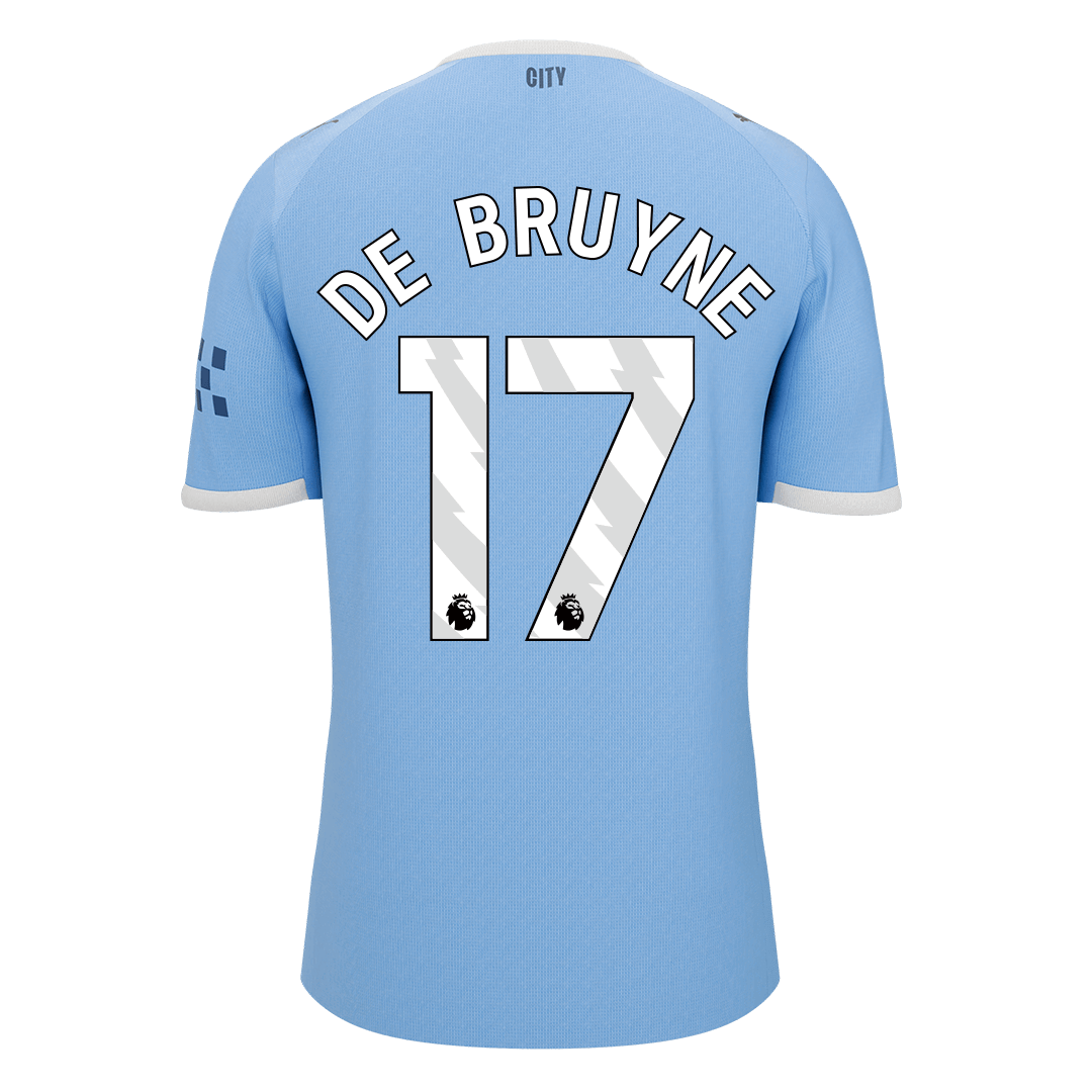 Manchester City DE BRUYNE #17 Home Soccer Jersey 2025/26