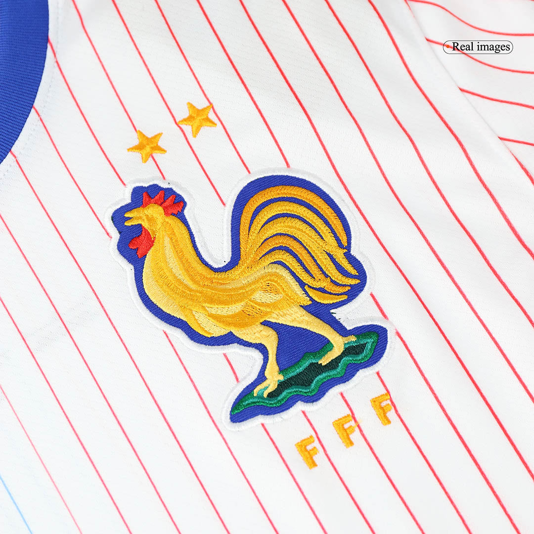 France Away Soccer Jersey Euro