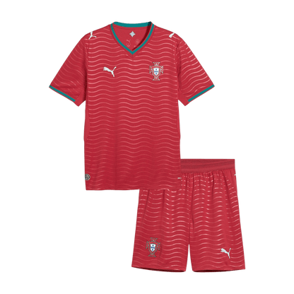 Equipación de fútbol para niños de la Selección de Portugal (uniforme de local) Mundial 2026