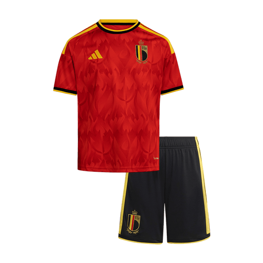 Kit de camisetas de fútbol para niños de la Selección de Bélgica para el Mundial 2026