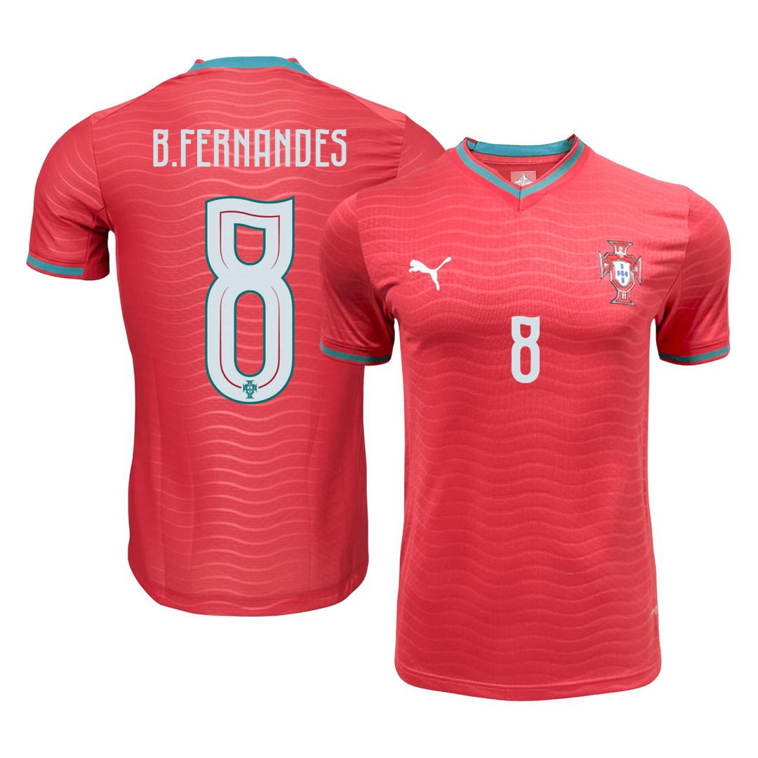 Portugal Nogometni dres Doma?i 2026 Authentic B.FERNANDES #8
