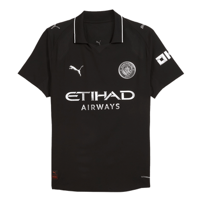 RODRIGO #16 Manchester City Away Authentic Soccer Jersey 2025/26