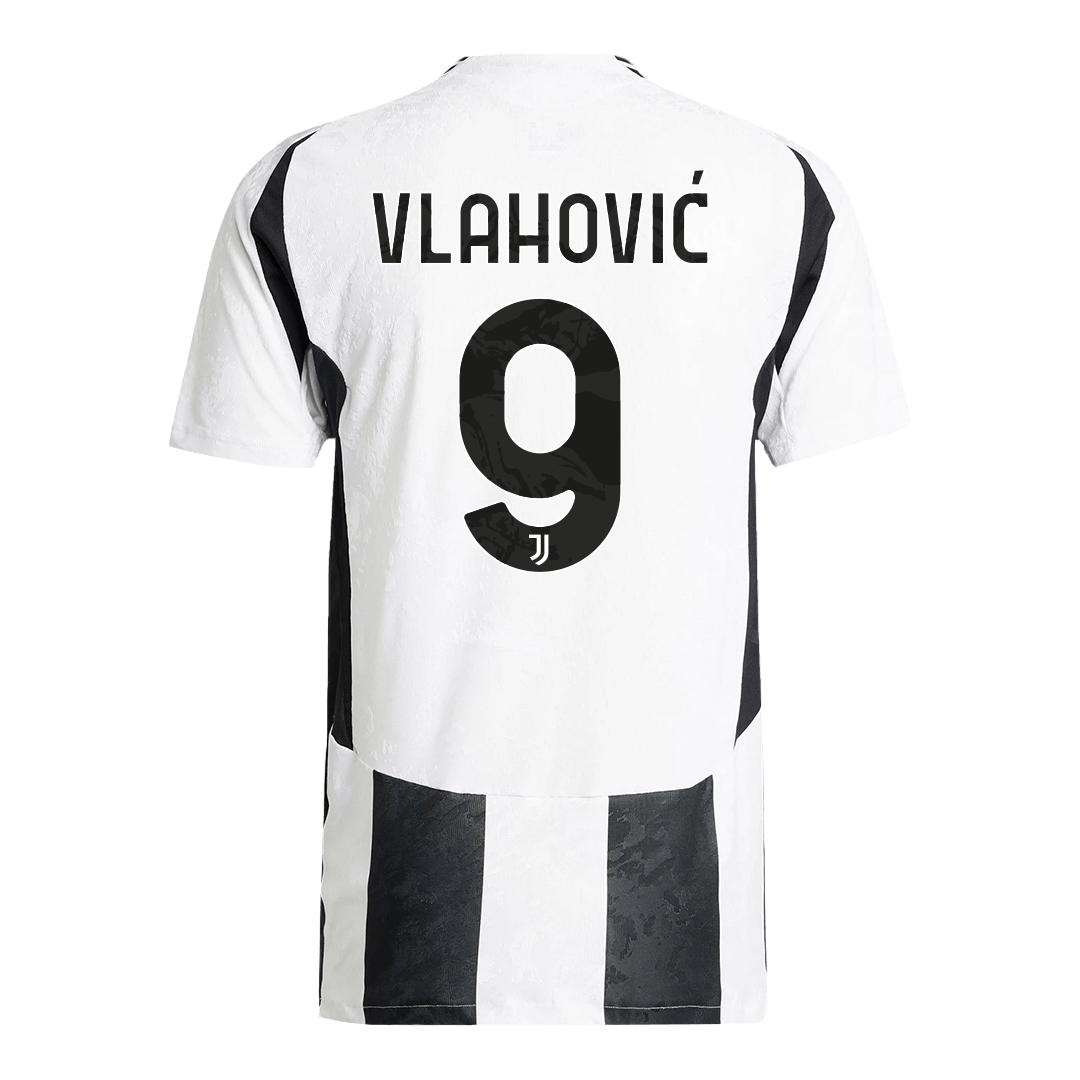 Auténtica camiseta de fútbol de la Juventus Home 2024/25 de VLAHOVI? #9 - Patrocinador Save The Children