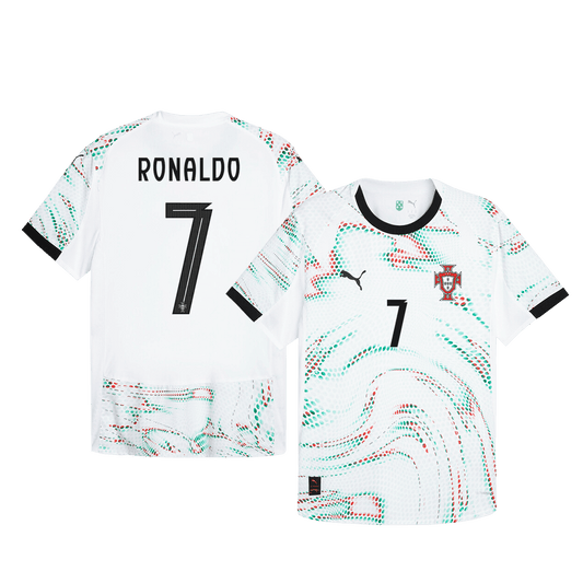Portugal Nogometni dres Gostujo?i 2025 Authentic RONALDO #7