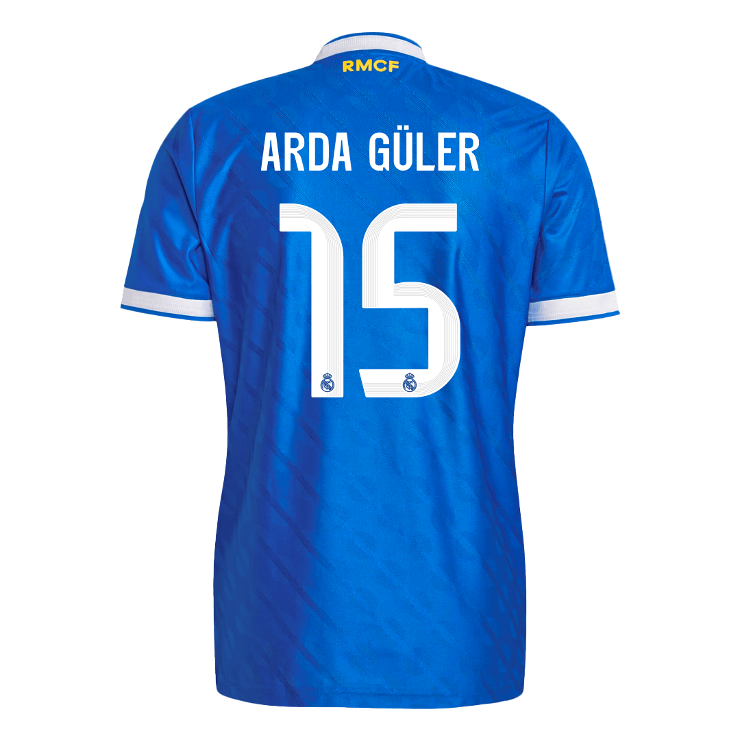ARDA GÜLER #15 Real Madrid Third Away Player Version Jersey 2025/26
