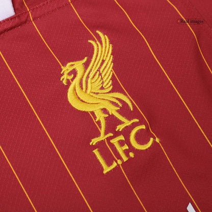 Camiseta de fútbol del Liverpool para casa DIOGO J. #20 2024/25 Roja - UCL