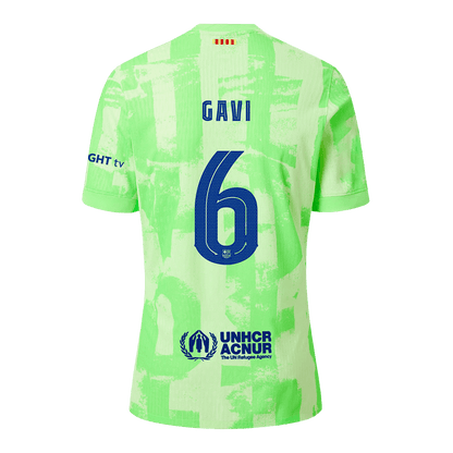 Authentic GAVI #6 Soccer Jersey Barcelona Third Away Shirt 2024/25 UCL