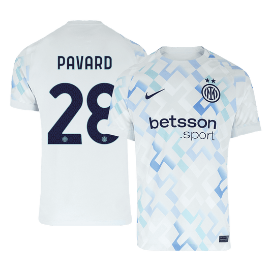 PAVARD #28 Camiseta de fútbol visitante Inter de Milán 2025/26