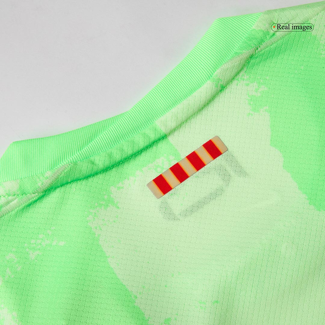 Barcelona Jersey RAPHINHA #11 Soccer Jersey Third Away 2024/25 - UCL (Spotify Logo Without Text)