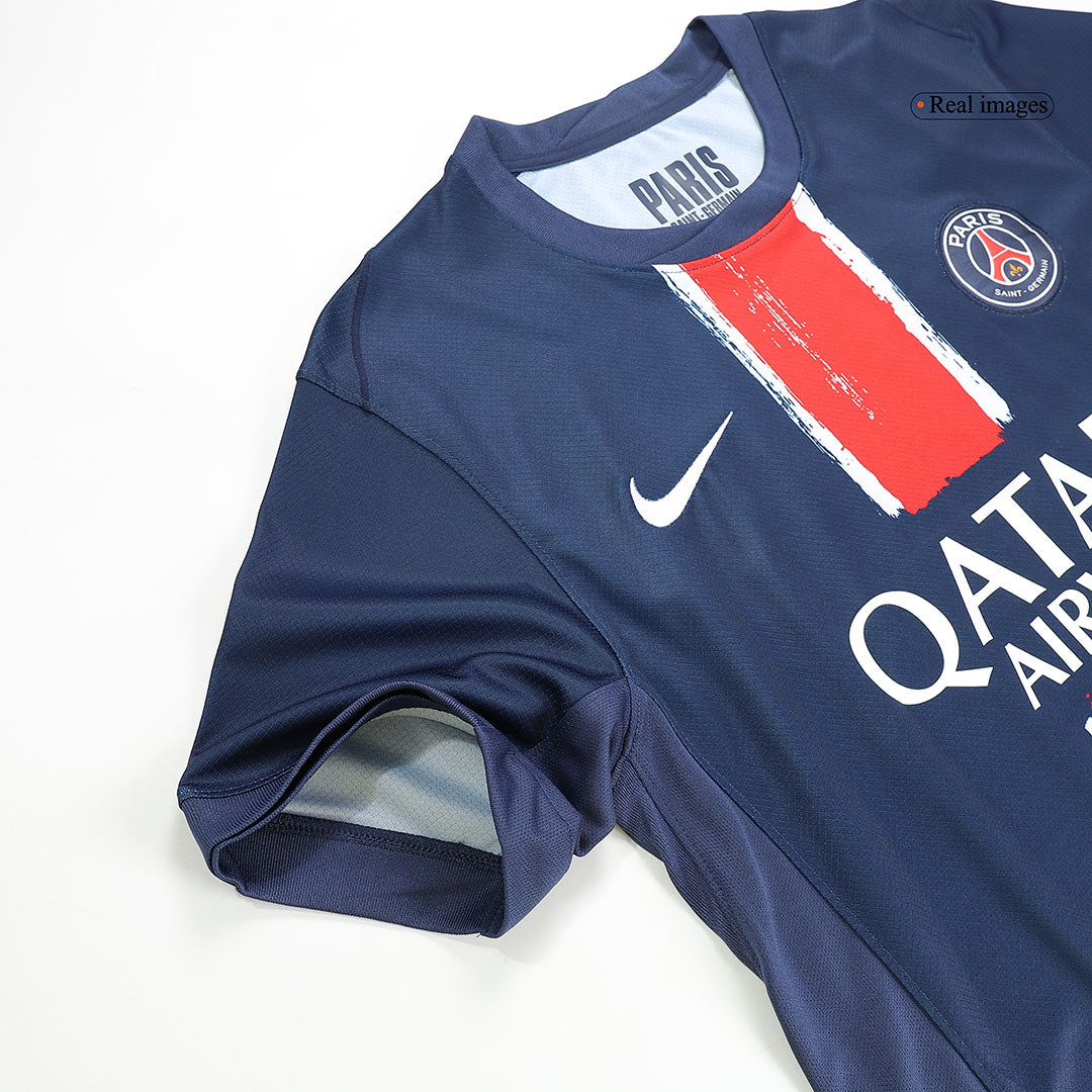 CHAMPIONS #25 Camiseta de fútbol del PSG Local Personalizada 2024/25 CAMPEONES DE EUROPA