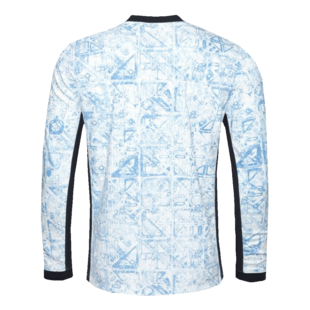 Camiseta de fútbol de manga larga auténtica de Portugal para la Eurocopa 2024
