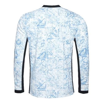 Camiseta de fútbol de manga larga auténtica de Portugal para la Eurocopa 2024