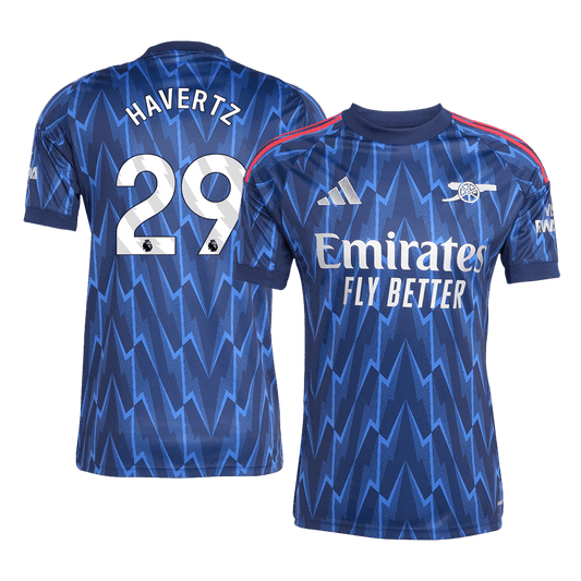 Camiseta de fútbol de visitante del Arsenal HAVERTZ #29 2025/26
