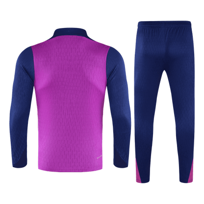 Barcelona 1/4 Zip Tracksuit 2025/26 Kids Purple