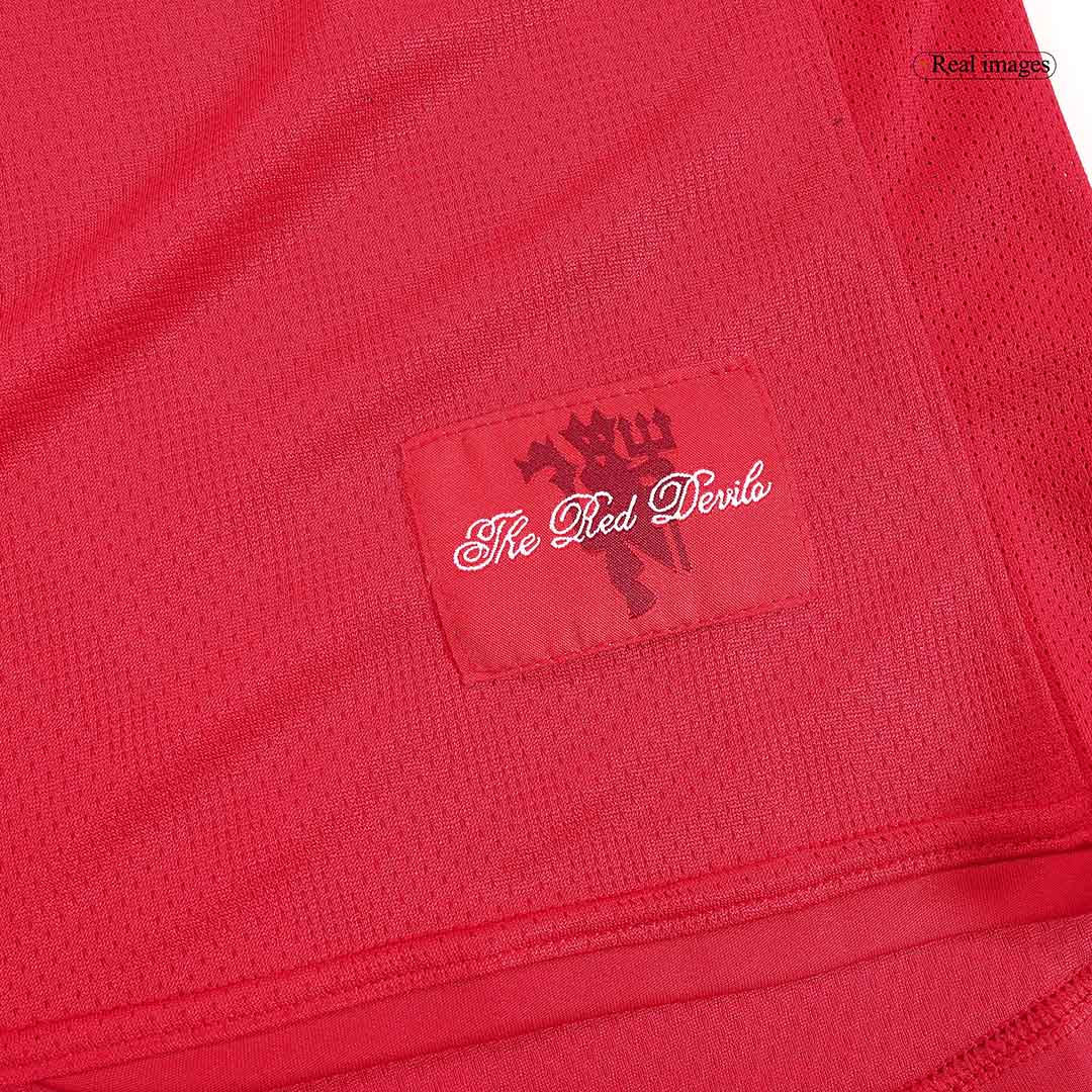 Retro dres SCHOLES #18 Manchester United Retro dres domači nogometni dres 2007/08