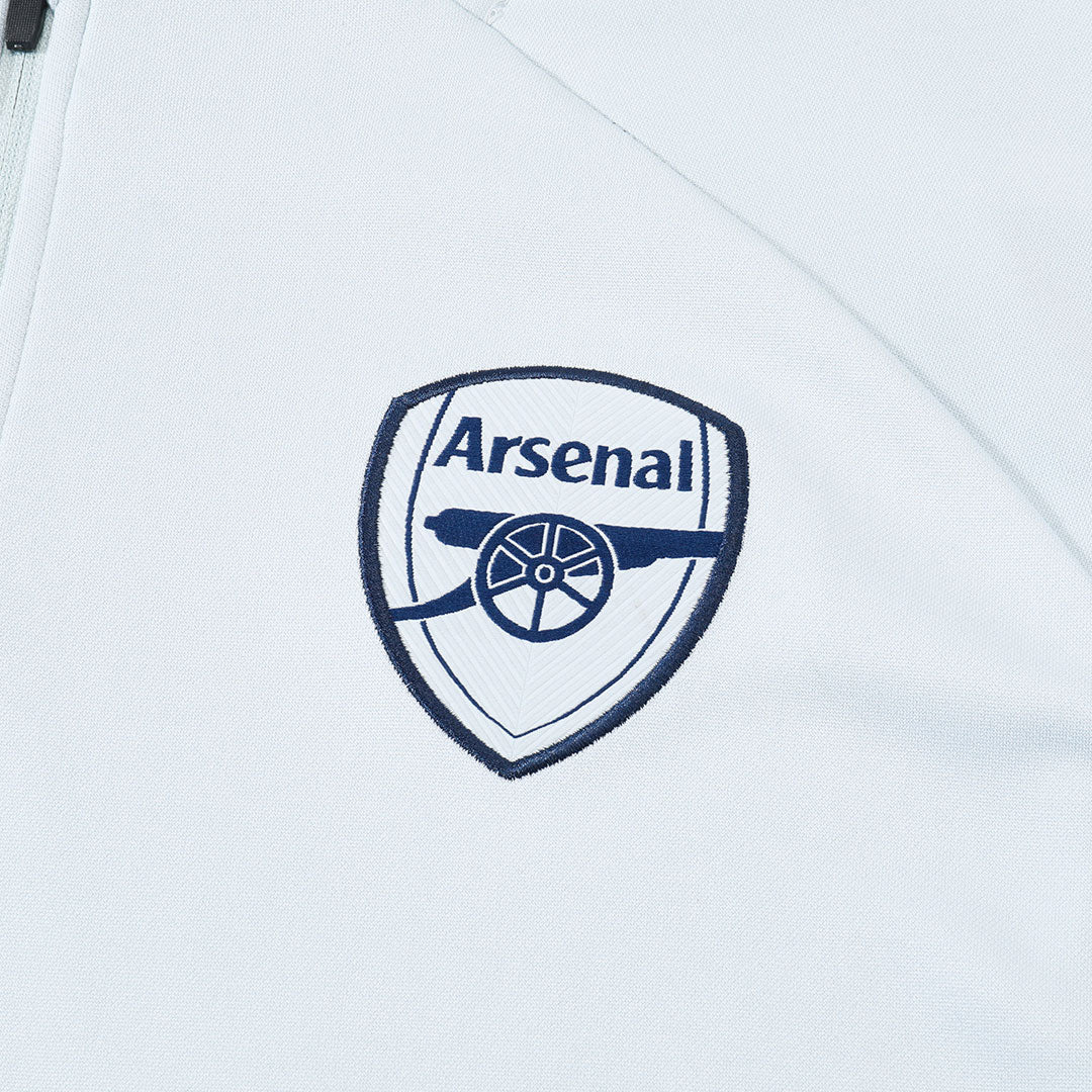 Arsenal 1/4 Zip Tracksuit 2025/26 White