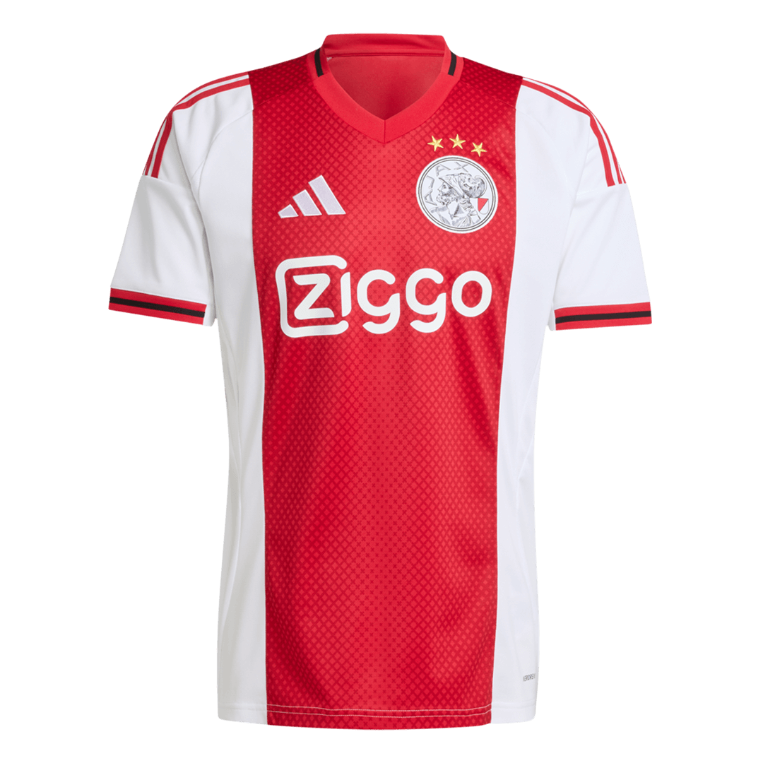 Domači nogometni dres Ajax 2025/26 rdeče-bel