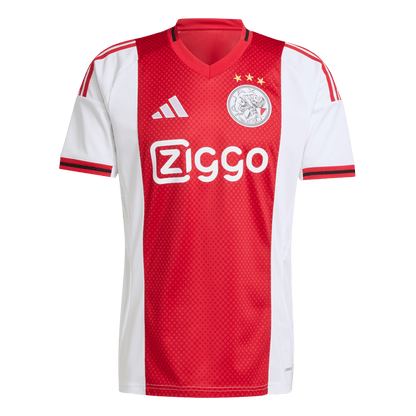 Domači nogometni dres Ajax 2025/26 rdeče-bel
