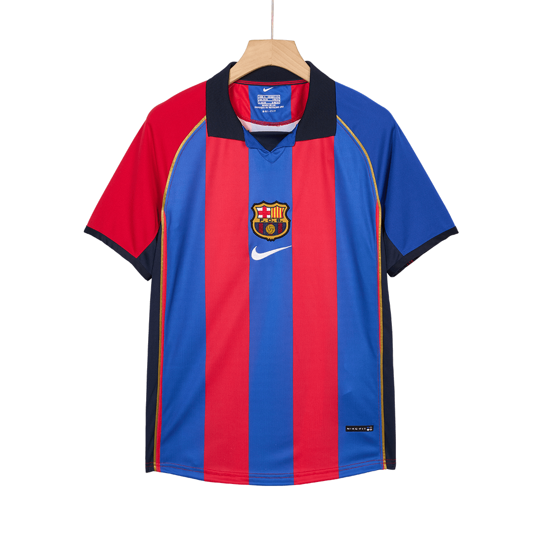 Retro dres XAVI #6 Barcelona Retro dres domača nogometna majica 2001/02