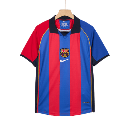 Retro dres XAVI #6 Barcelona Retro dres domača nogometna majica 2001/02