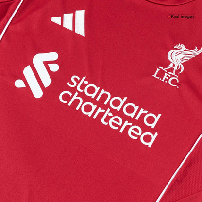 SZOBOSZLAI #8 Liverpool Home Soccer Jersey 2025/26