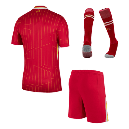 Equipación completa de local del Liverpool 2024/25