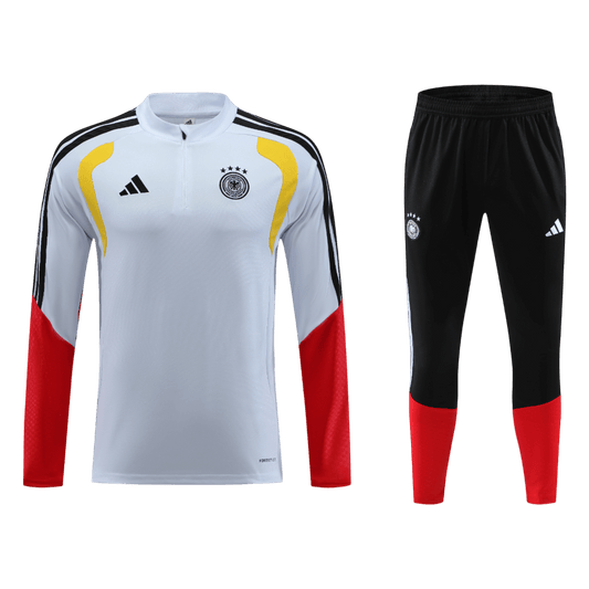 Sudadera Alemania 2026 Blanca con Cremallera 1/4