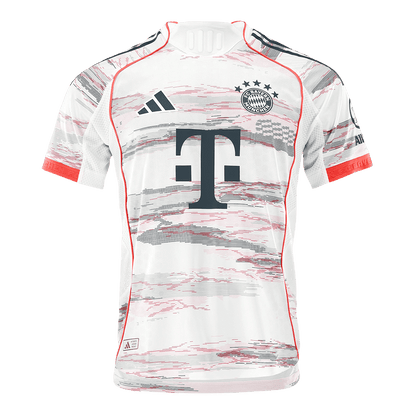 UPAMECANO #2 Bayern München Gostujoč Avtentičen Nogometni Dres 2025/26
