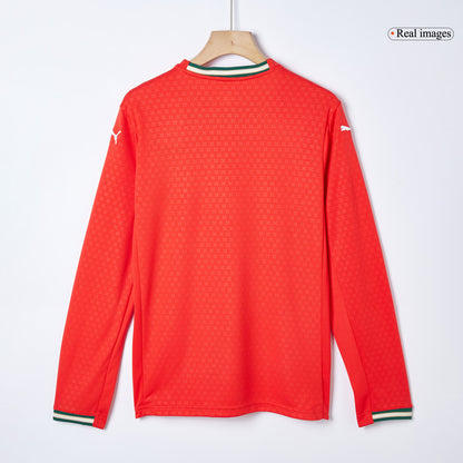 Portugal Long Sleeve Home Soccer Jersey 2025