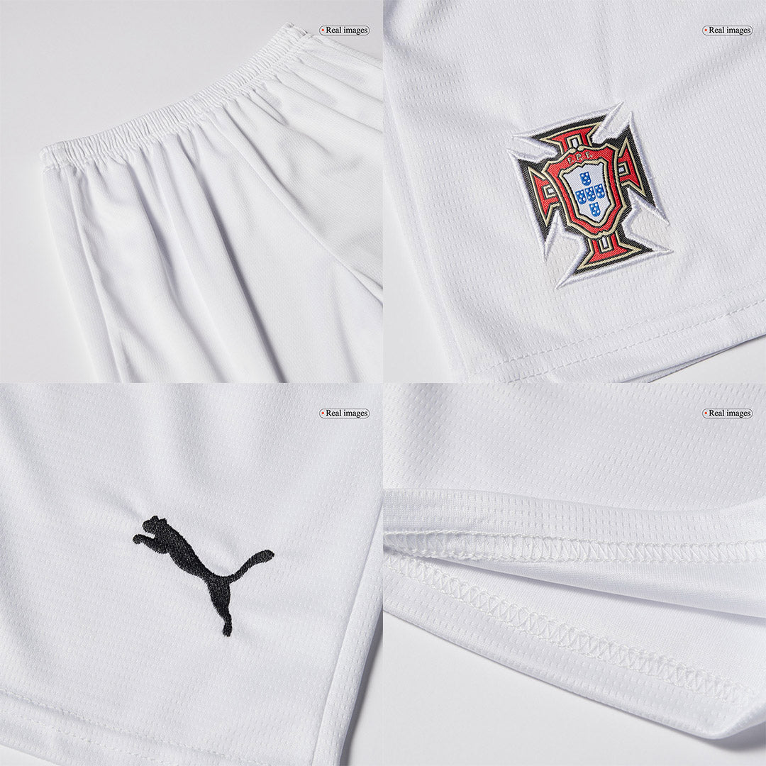 Portugal Away Soccer Jersey Kit 2025 Kids(Jersey+Shorts)