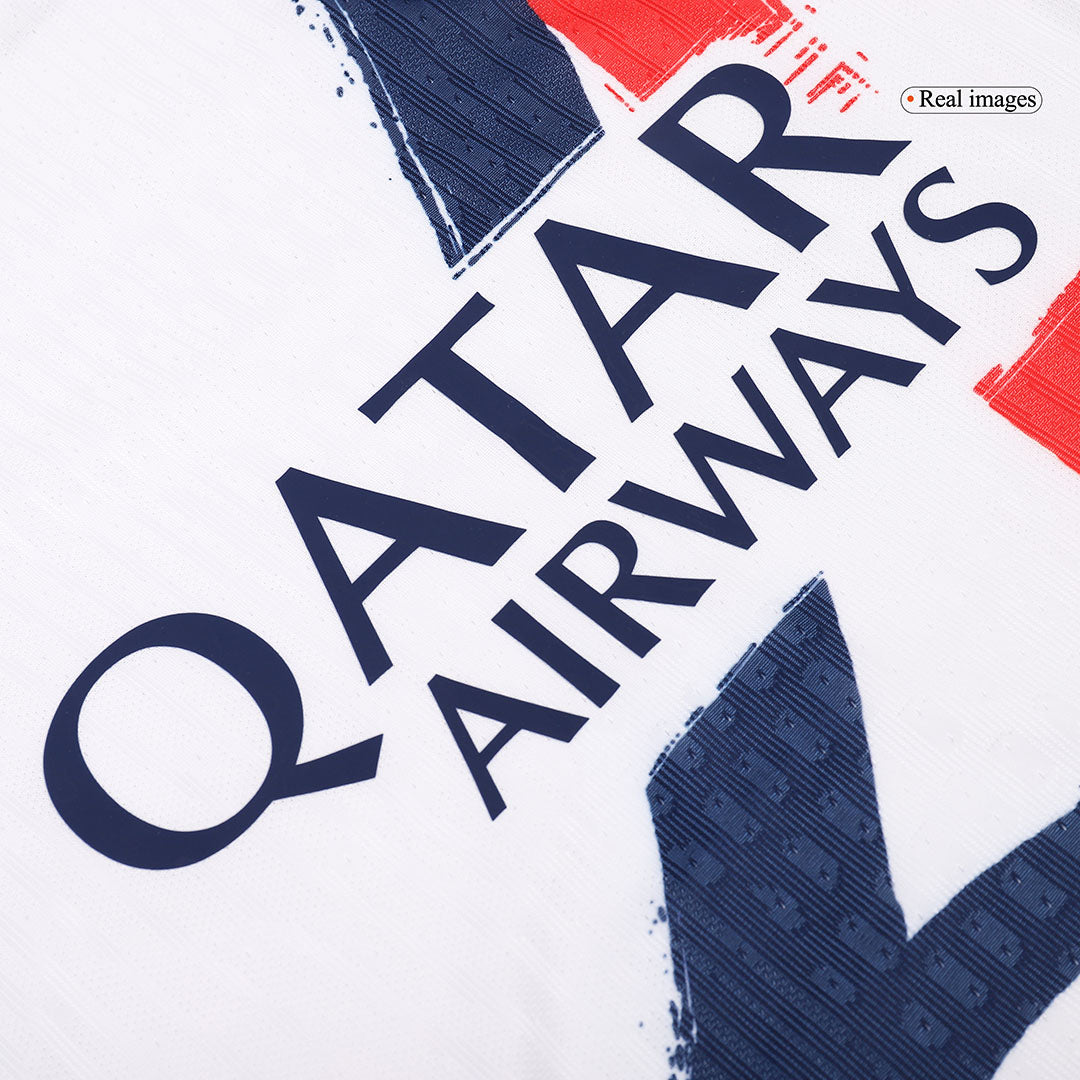 Camiseta de fútbol auténtica del PSG de KVARATSKHELIA #7, camiseta visitante del PSG 2024/25