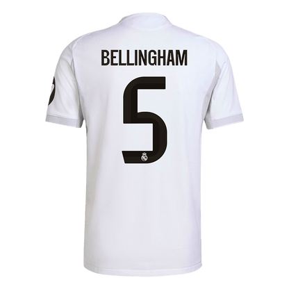 Authentic BELLINGHAM #5 Soccer Jersey Real Madrid Home Shirt 2025/26