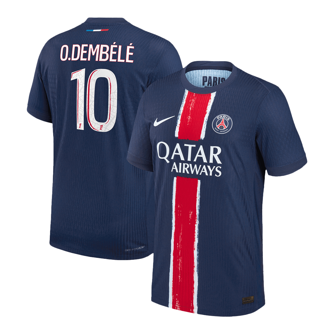 PSG avtentični nogometni dres O.DEMBÉLÉ #10 domači dres PSG 2024/25