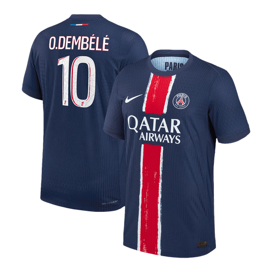 PSG Authentic O.DEMBÉLÉ #10 Soccer Jersey PSG Home Shirt 2024/25