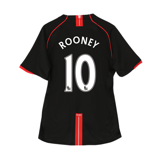 Retro Jersey ROONEY #10 Manchester United Retro Jersey Away Soccer Shirt 2007/08