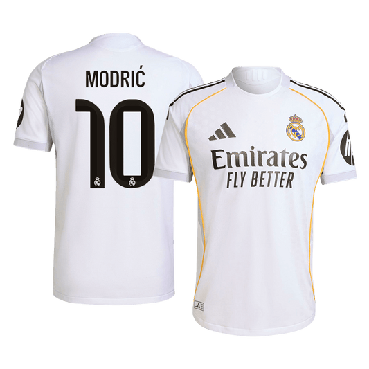 Camiseta de fútbol auténtica MODRIC #10 Real Madrid Local 2025/26