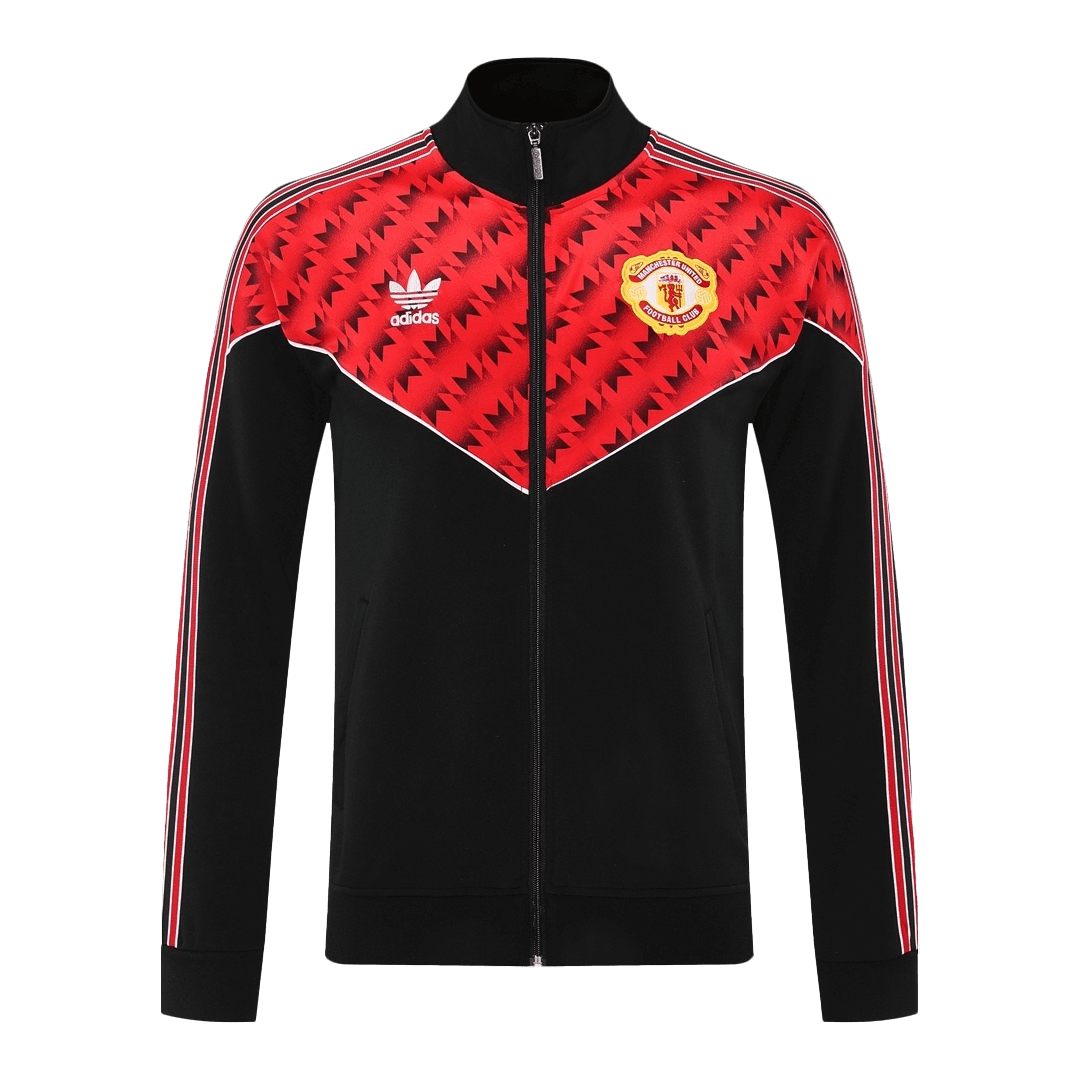 Manchester United Jakna Trenirka 2025/26 Rdeča&Črna