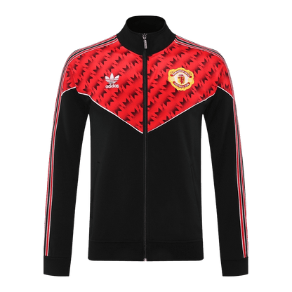 Manchester United Jakna Trenirka 2025/26 Rdeča&Črna
