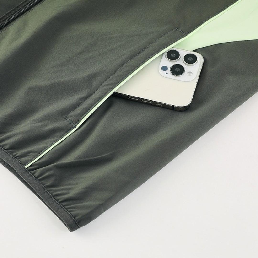 Vetrobrana jakna Real Madrid 2025/26 - temno zelena