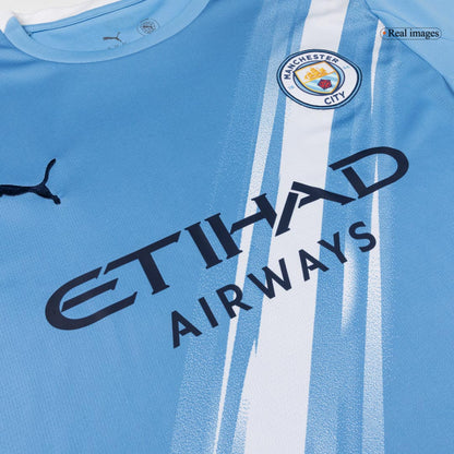 Manchester City DE BRUYNE #17 Home Soccer Jersey 2025/26