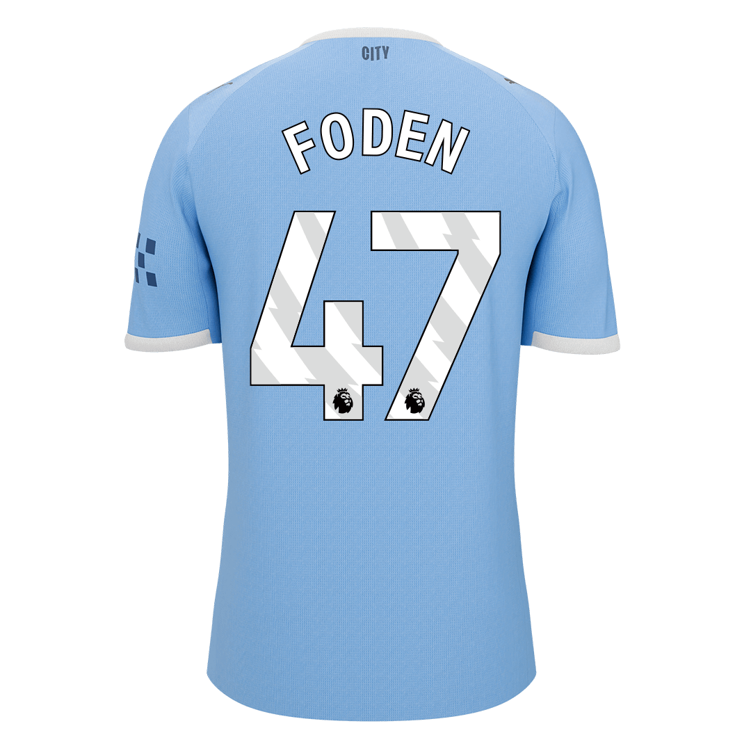 Manchester City FODEN #47 Home Soccer Jersey 2025/26