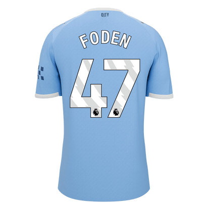 FODEN #47 Manchester City Home Soccer Jersey 2025/26