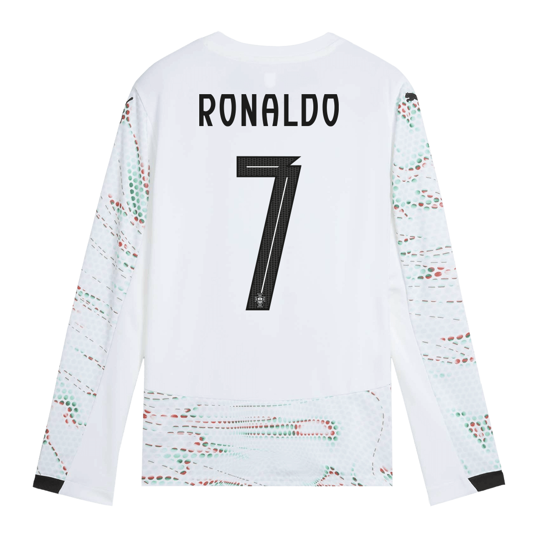 RONALDO#7Portugal Nogometni dres Gostujo?i 2025 Dolgi rokavi
